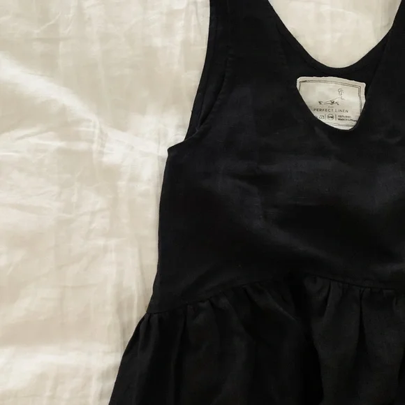 SOLD NPL Not Perfect Linen notperfectlinen Osaka Dress - Picture 2 of 5